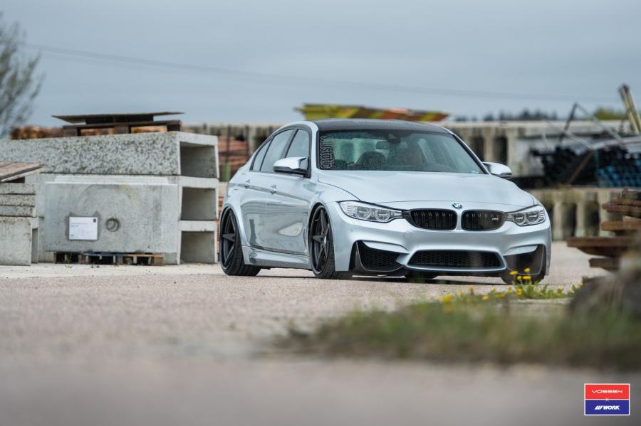  BMW M3 Sedan on Vossen Wheels (VWS-3) 2017 года  (фото 13 из 44)